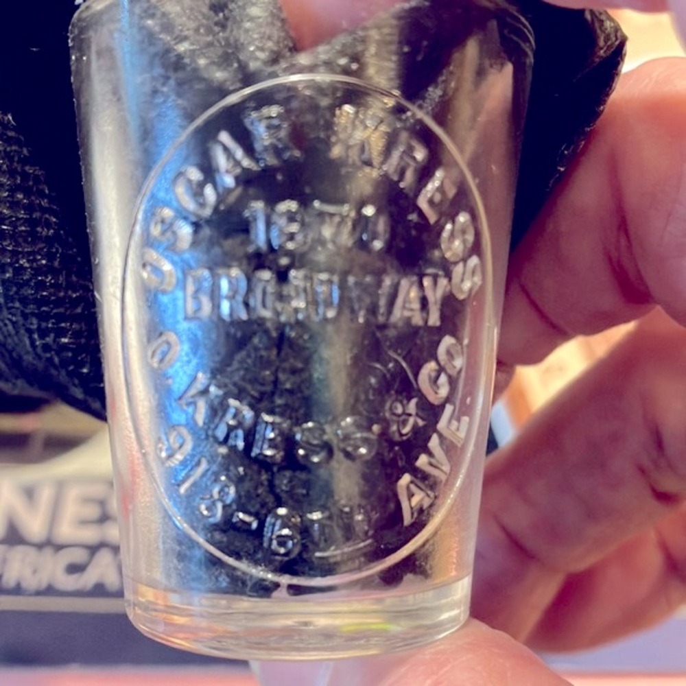 Vintage shot glass